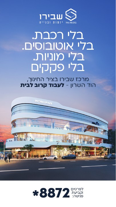 סטורי לפרויקט נדל״ן לפרויקט שבירו הוד השרון, דוגמה 4
