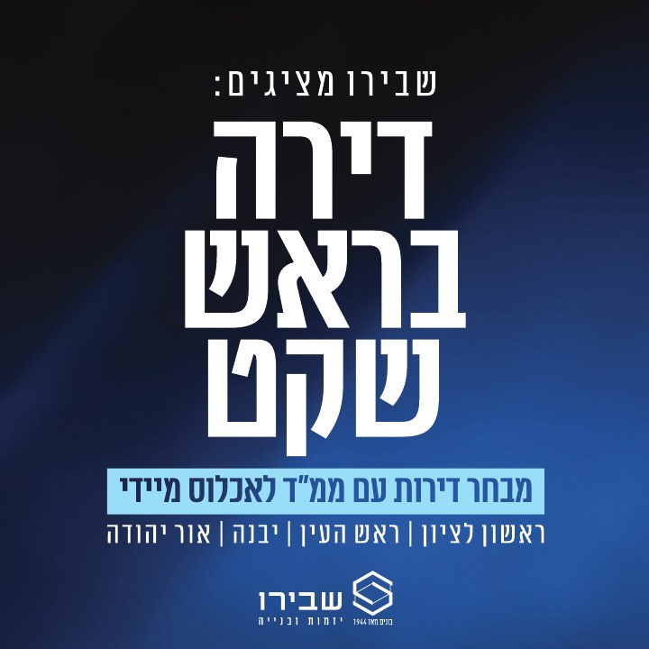 קמפיין נדל״ן לפרויקט שבירו קמפיין ארצי, דוגמה 4