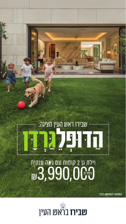 סטורי לפרויקט נדל״ן לפרויקט שבירו דירות גן, דוגמה 1
