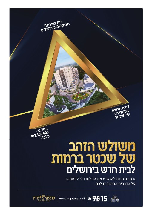 קמפיין נדל״ן לפרויקט שכטר ברמות ירושלים, דוגמה 6