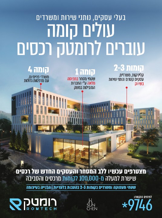 קמפיין נדל״ן לפרויקט רומטק רכסים, דוגמה 4