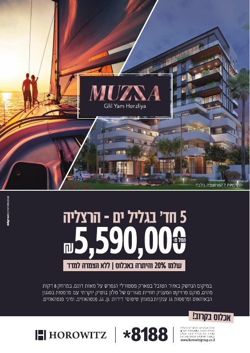 קמפיין נדל״ן לפרויקט Muzza / Horowitz, דוגמה 1