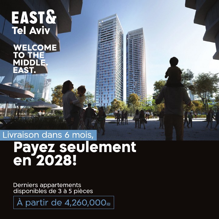 קמפיין נדל״ן לפרויקט EAST תל אביב, דוגמה 1