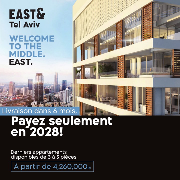 קמפיין נדל״ן לפרויקט EAST תל אביב, דוגמה 2