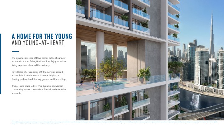 דפוס ושילוט נדל״ן לפרויקט Rove Home Marasi Drive, דוגמה 7