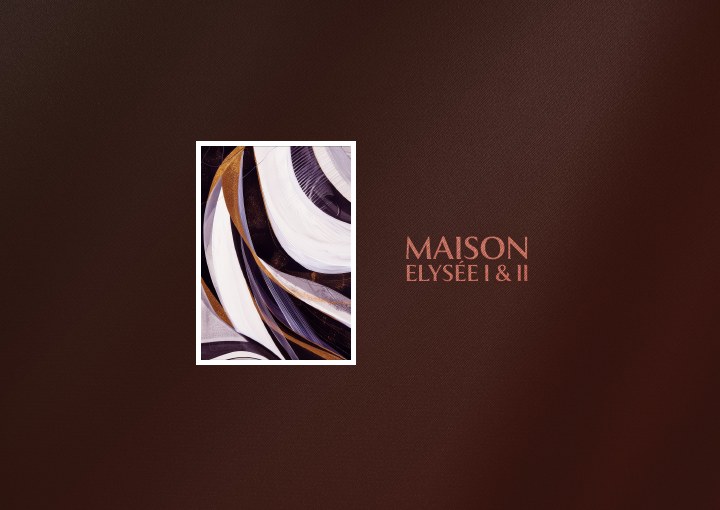 דפוס ושילוט נדל״ן לפרויקט Maison Elysee I & II, דוגמה 2