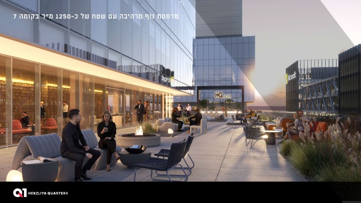 דפוס ושילוט נדל״ן לפרויקט HQ Herzliya Quarters, דוגמה 18