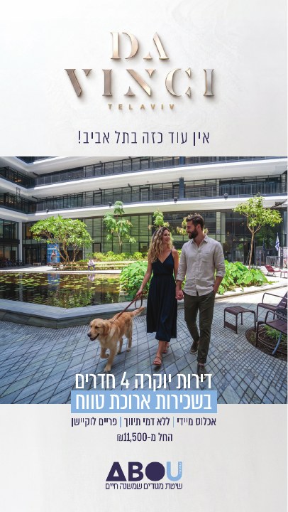 סטורי לפרויקט נדל״ן לפרויקט ABOU Da Vinci תל אביב, דוגמה 8