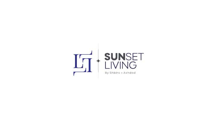 לוגו Sunset Living לפרויקט מגורים באשדוד